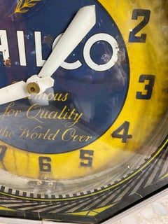 Classic Philco Neon Spinner Clock, Neon Products / Lima Ohio