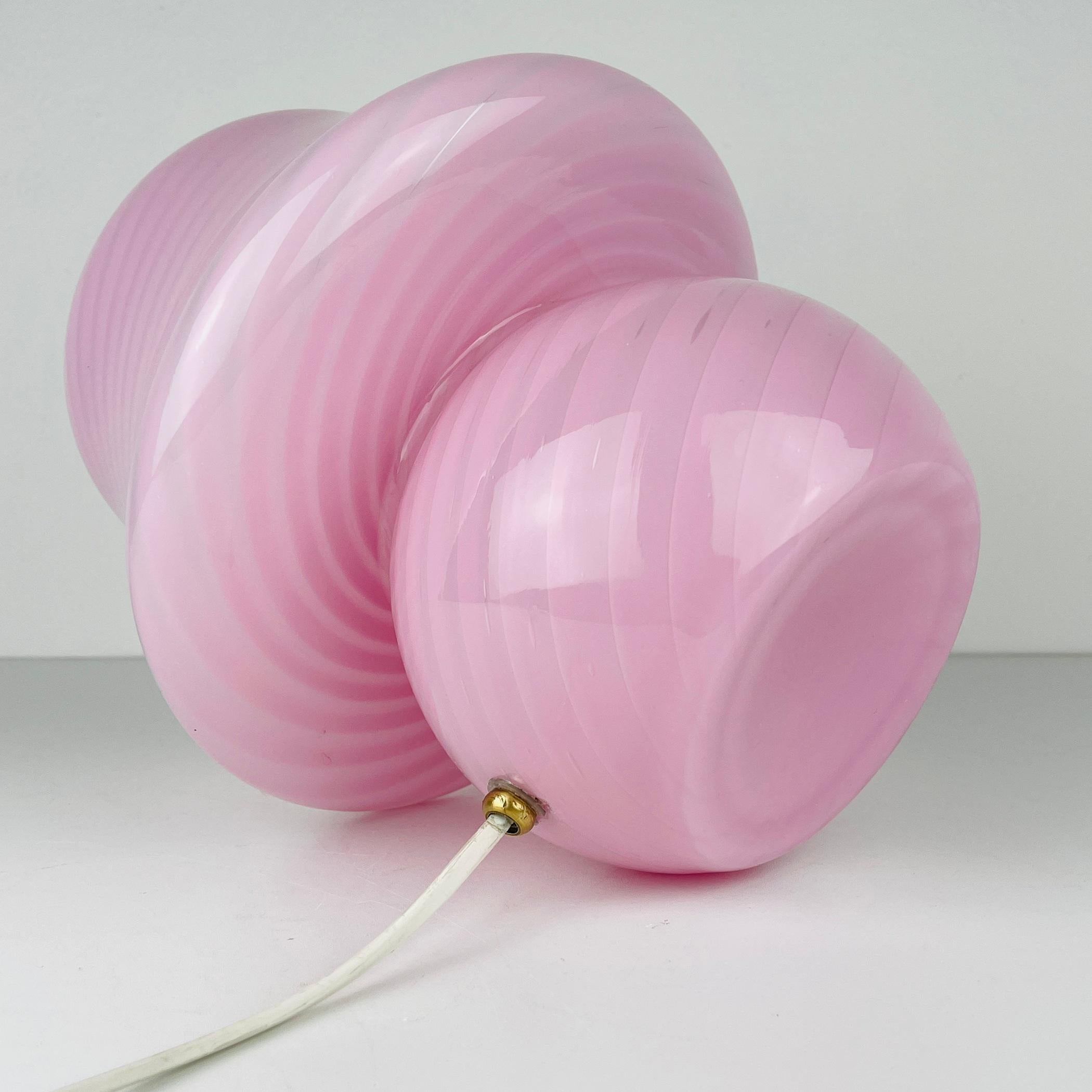 murano swirl mushroom lamp
