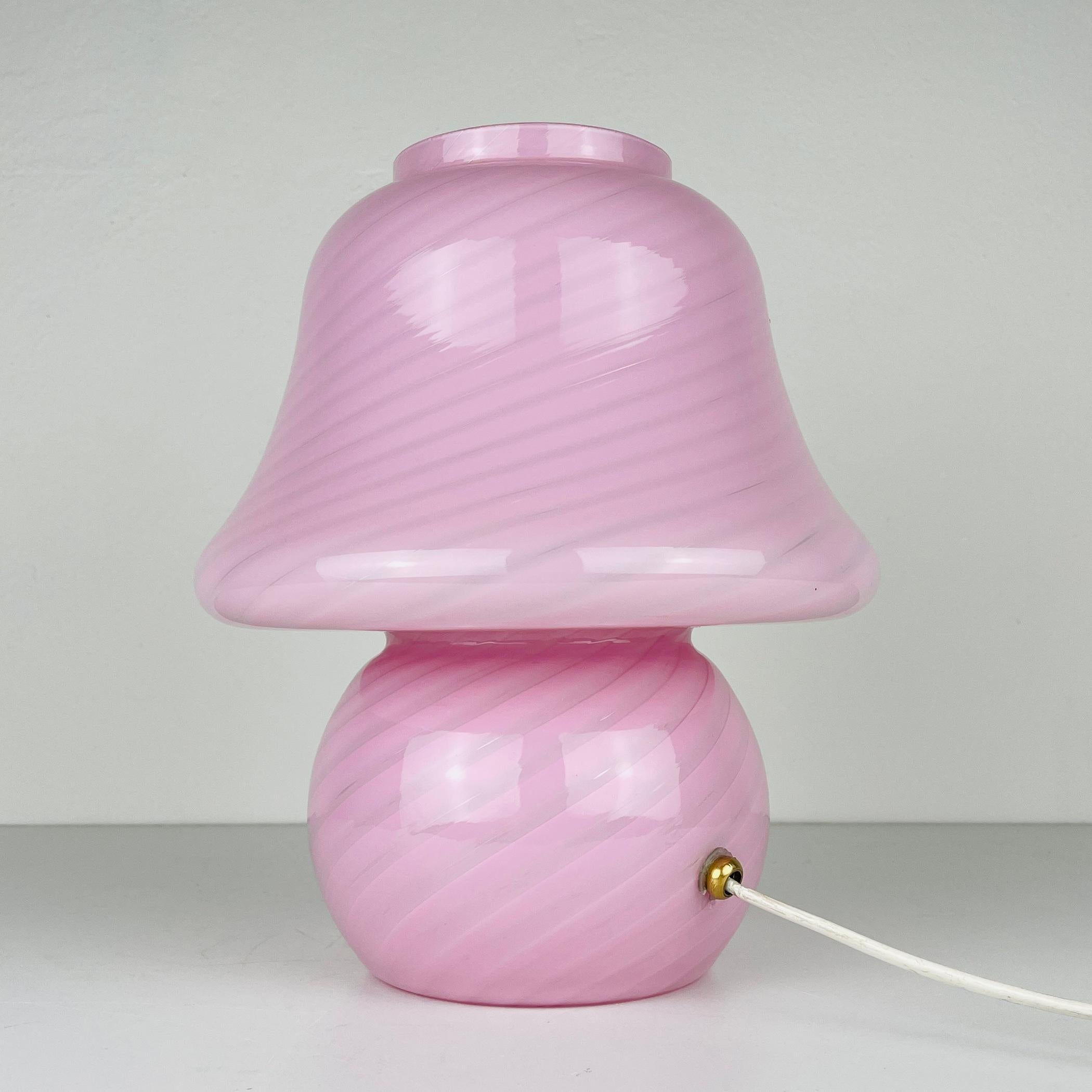 pink mushroom table lamp