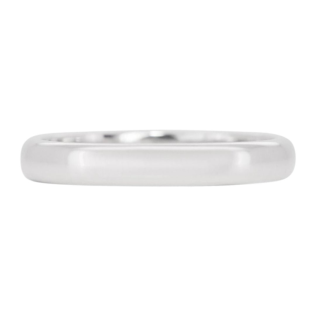 Bague en platine Classic