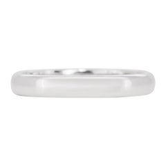 Bague en platine Classic
