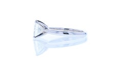 Classic Princess Cut Diamond Four Prong Solitaire Engagement Ring