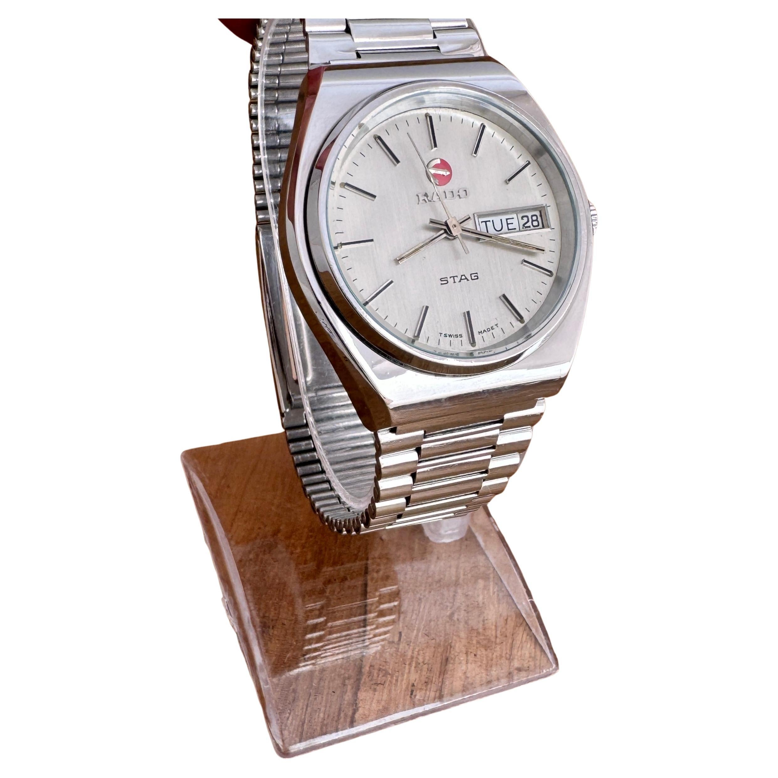 Reloj Automático Día / Fecha Clásico RADO Stag Acero Inoxidable