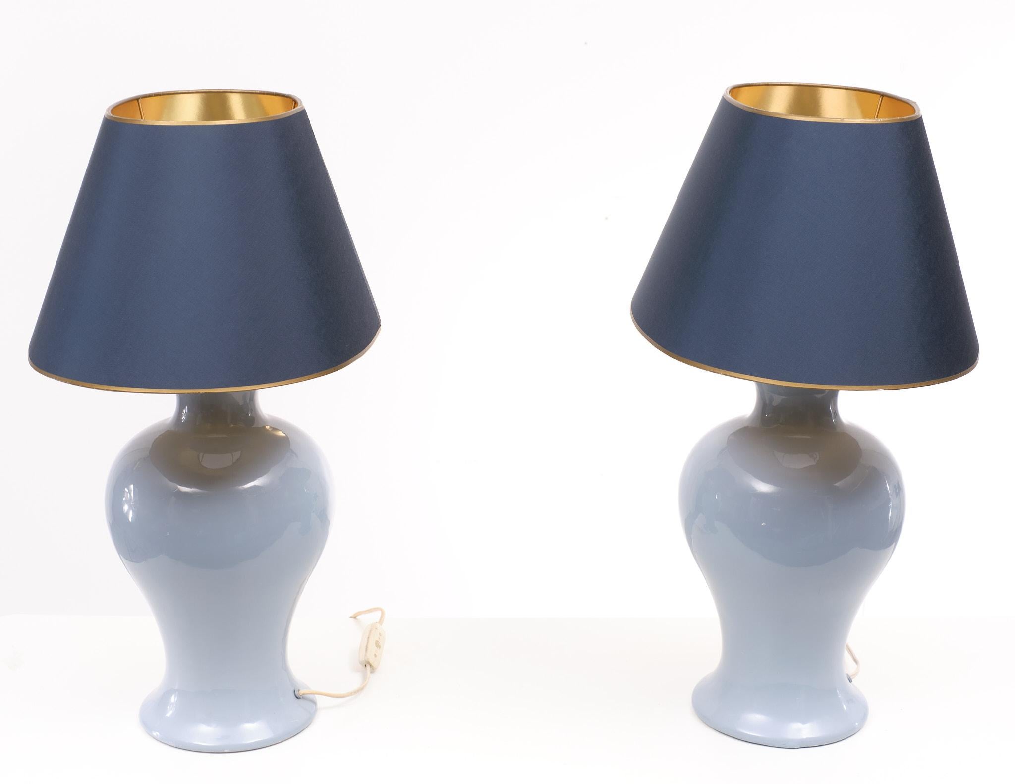 Late 20th Century Classic Regency Table Lamps, 1970s, France For Sale