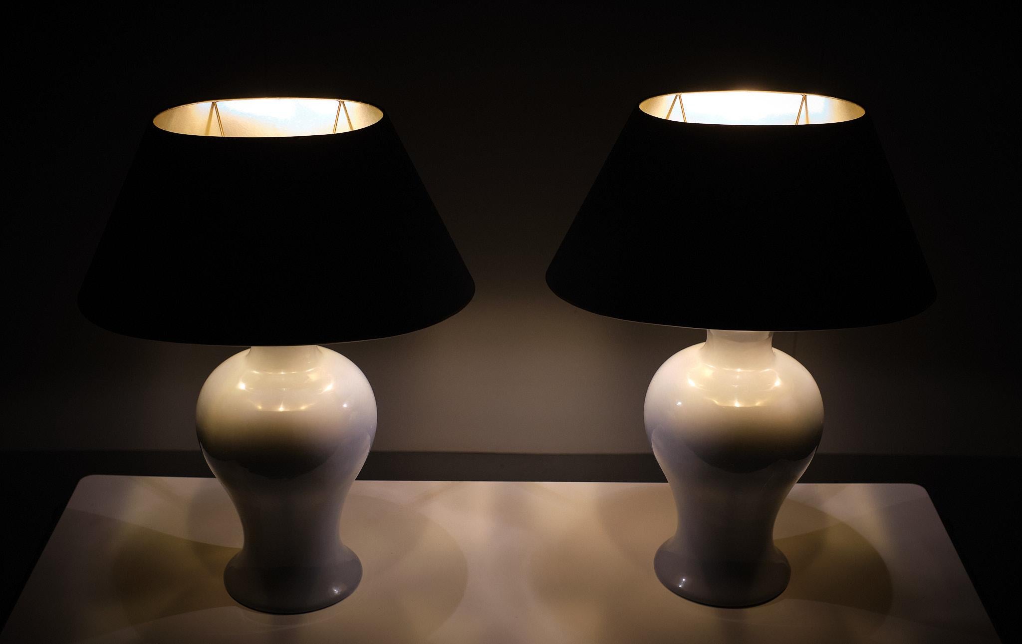 Fin du 20e siècle Lampes de table Régence classiques, années 1970, France en vente