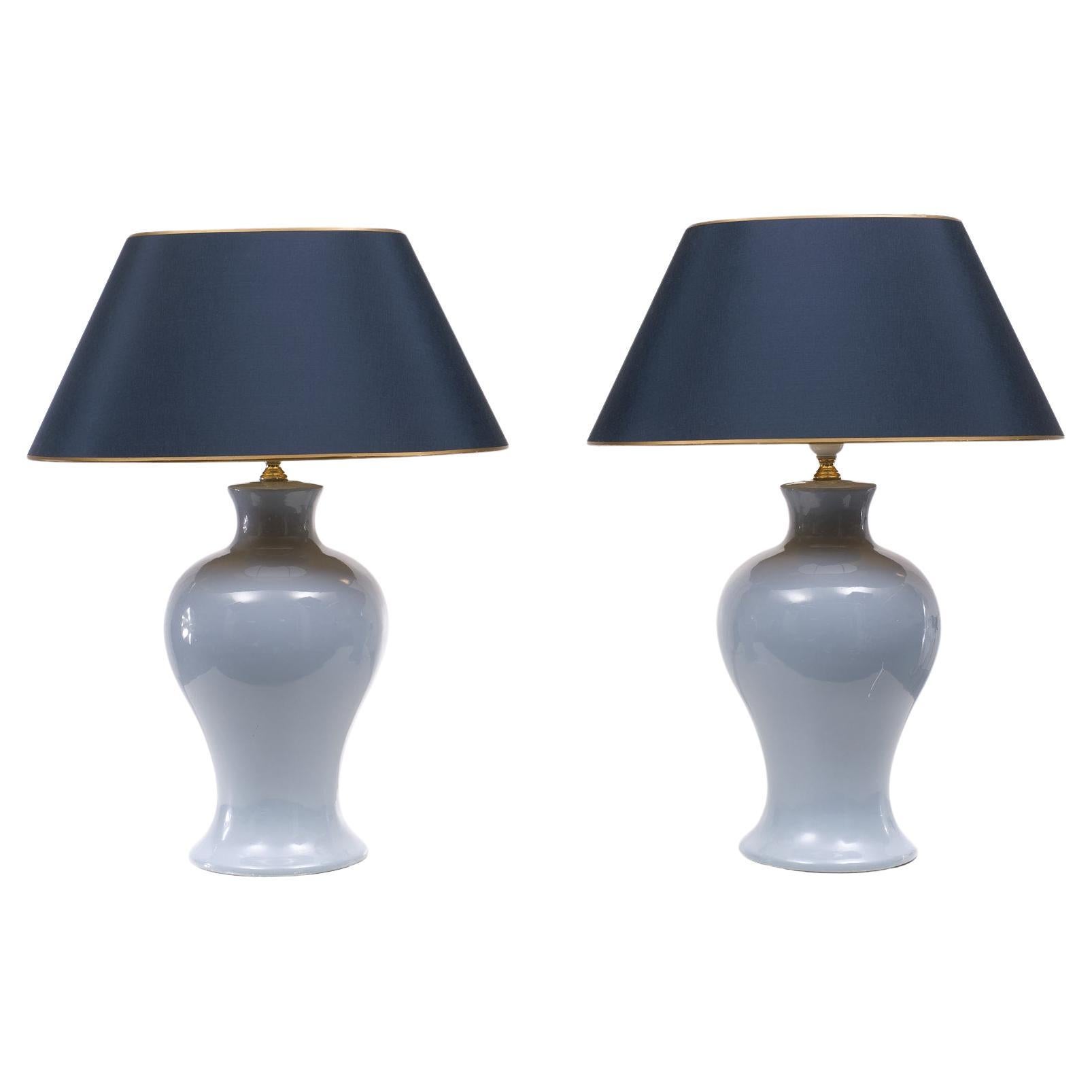 Classic Regency Table Lamps, 1970s, France