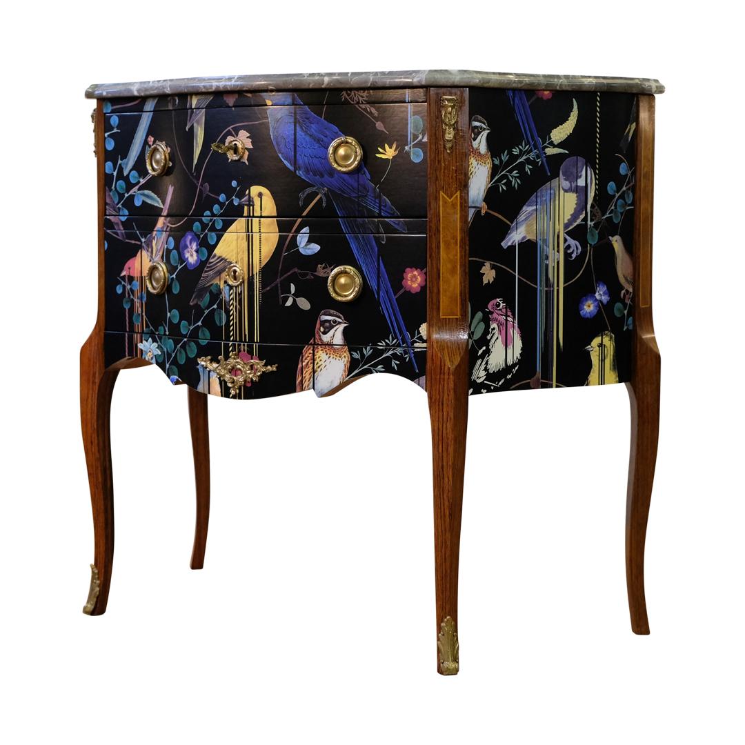 Mid-20th Century Classic Rococo Style Chests with Christian Lacroix Design