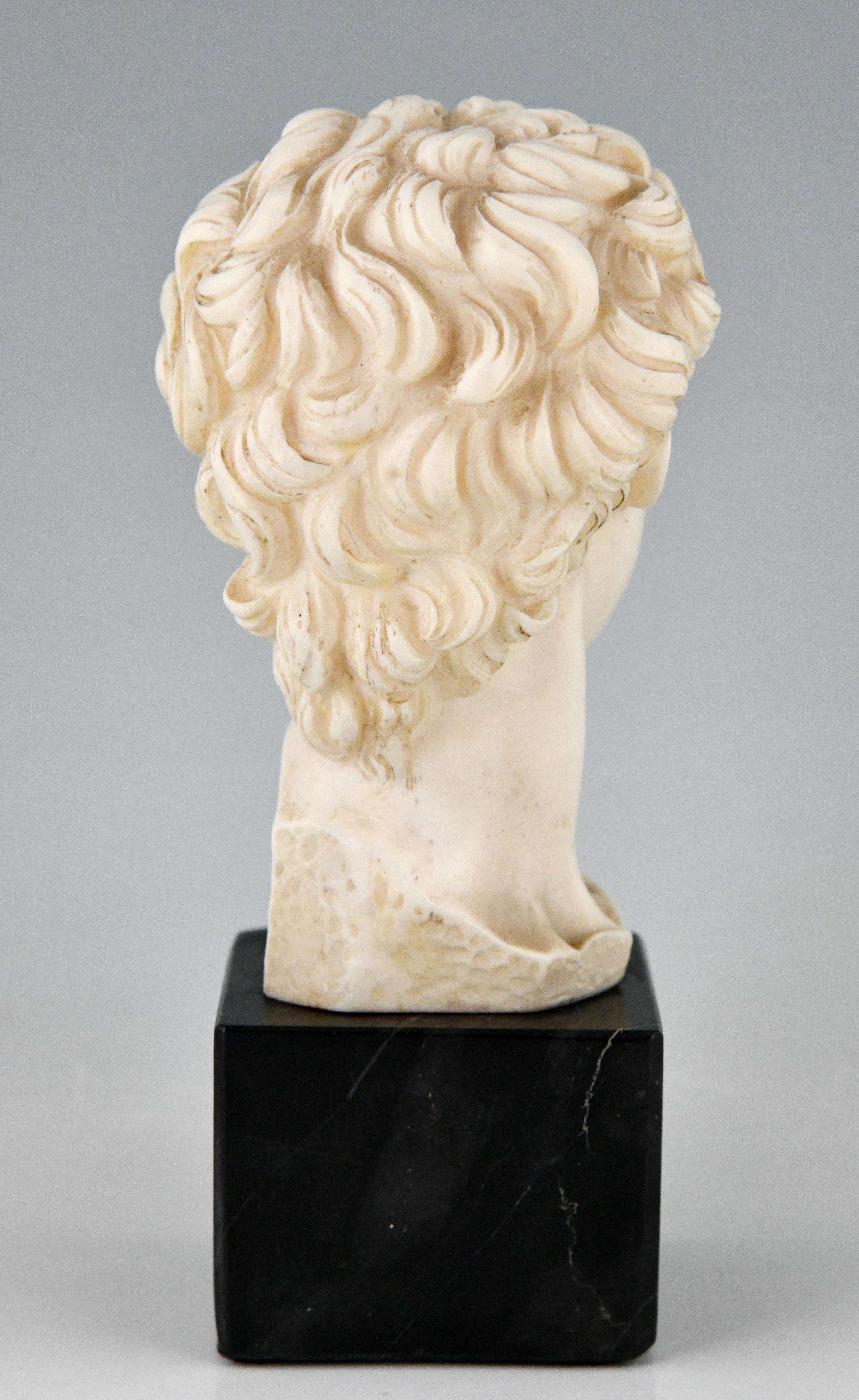 Klassische römische Skulptur Büste von David von Ruggeri Italien (Klassisch-römisch)