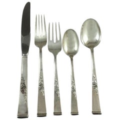 Classic Rose by Reed & Barton Sterling Silver Flatware Set 12 Service 66 Pieces