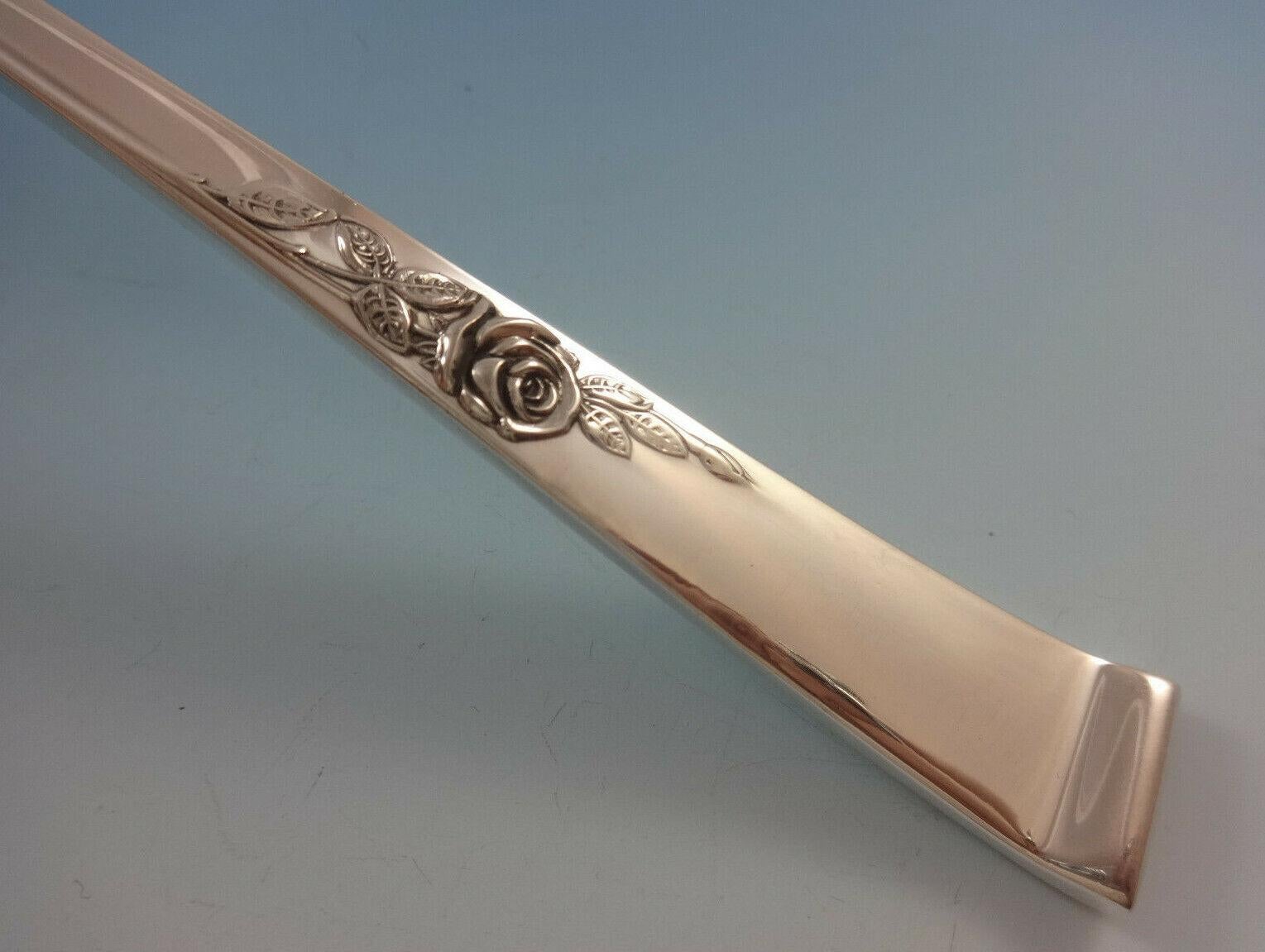 Juego de Cubiertos de Plata de Ley Classic Rose by Reed & Barton 12 Servicios 77 Piezas en venta 2