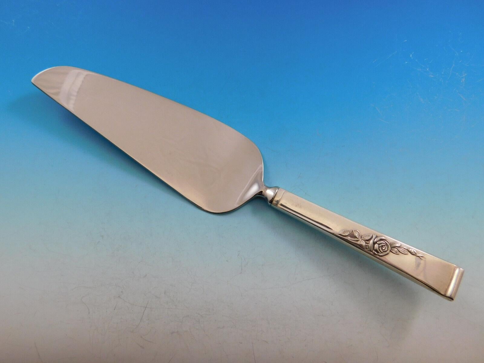CLASSIC ROSE BY REED & BARTON sterling silver Flatware set - 45 Pieces. This set includes:

8 KNIVES, 9