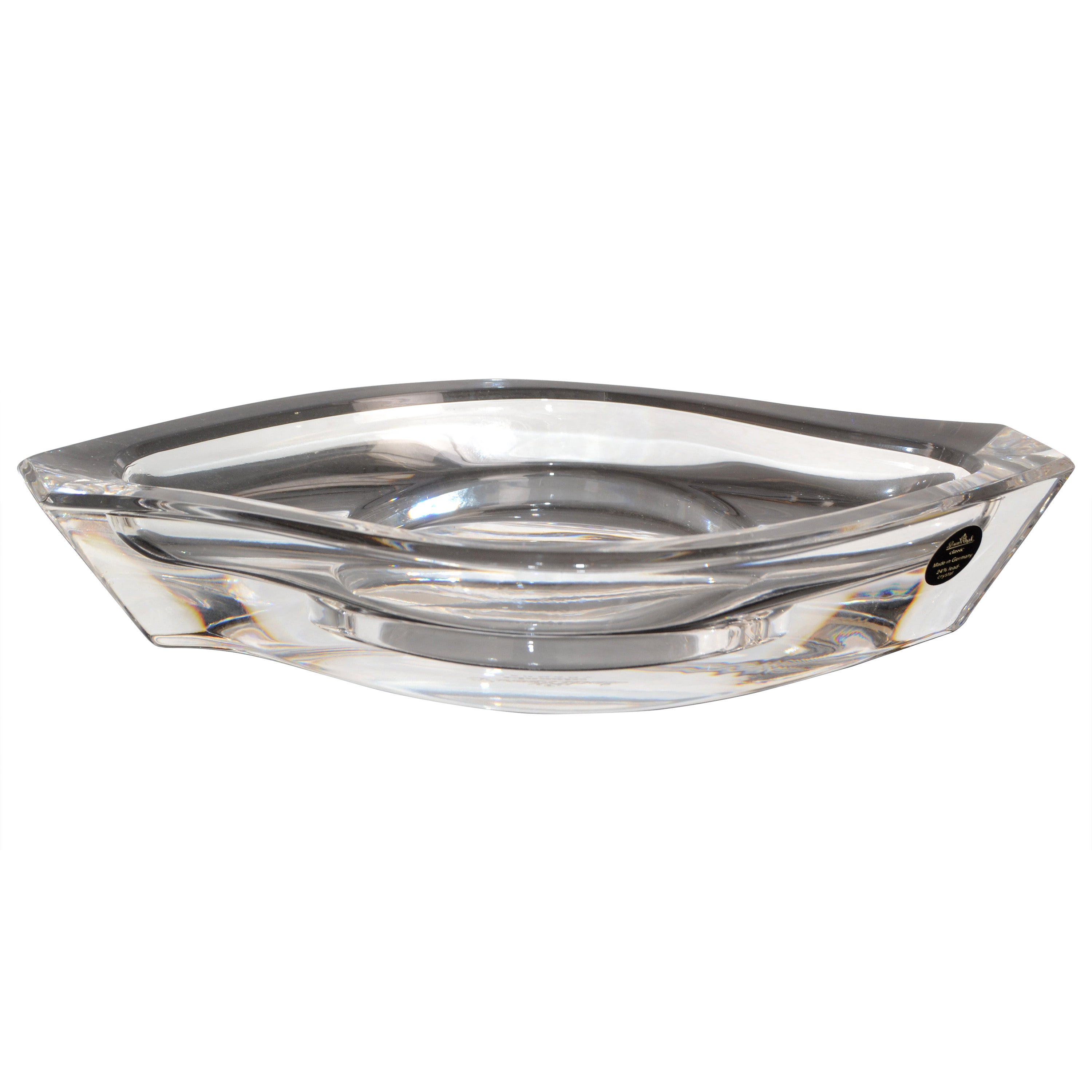 Classic Rosenthal Horizon Bleikristallglas Kerzenständer Catchall Vide Poche im Angebot