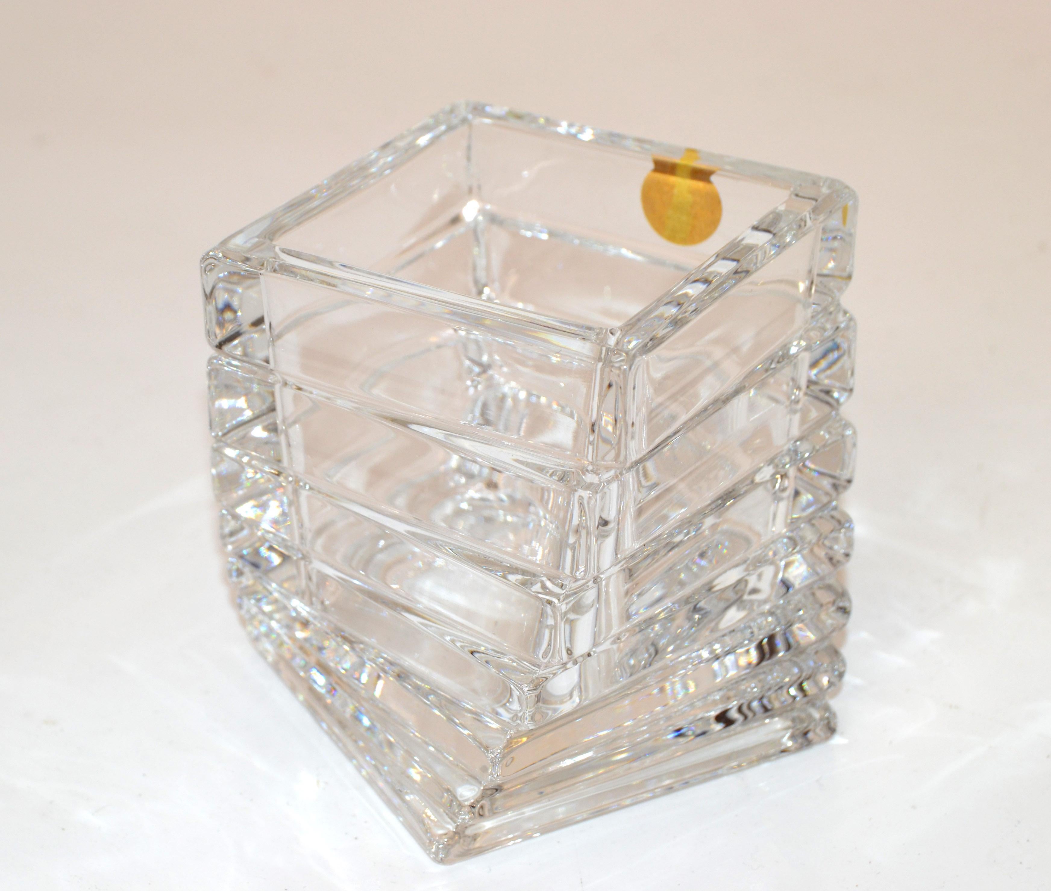 rosenthal crystal vase