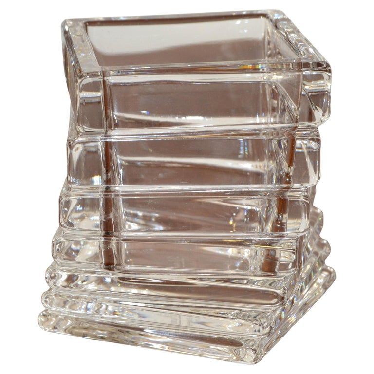 Classic Rosenthal Turnus 24 Lead Crystal Glass Vase Vessel Studio