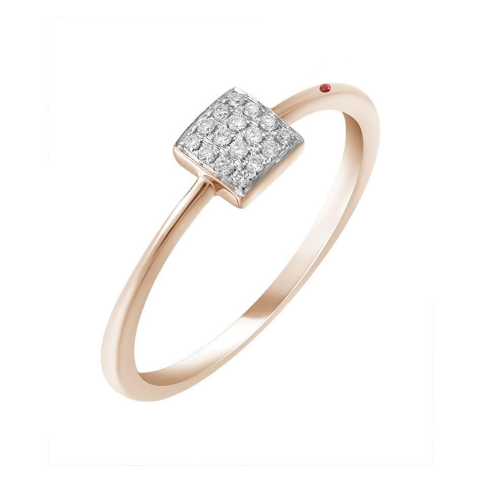 Modern Classic Ruby Diamond Yellow Gold Ring For Sale