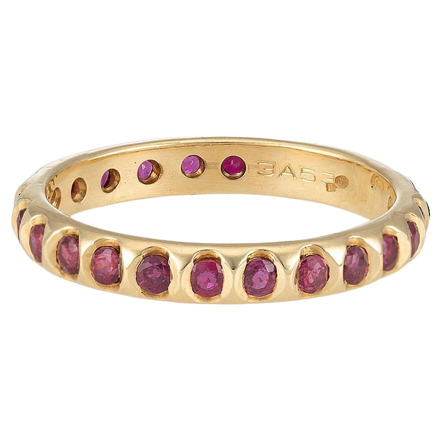 Classic Ruby Gold Ring For Sale