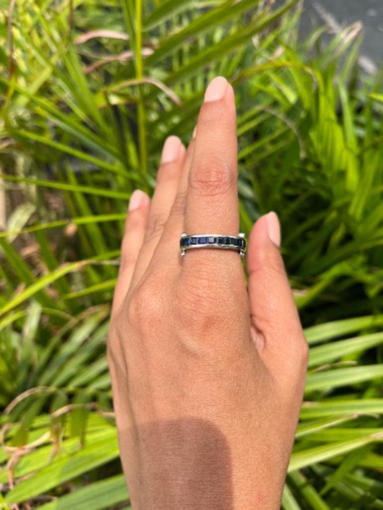 For Sale:  Classic Ruby Sapphire and Diamond Magic Ring for Her 925 Sterling Silver 2