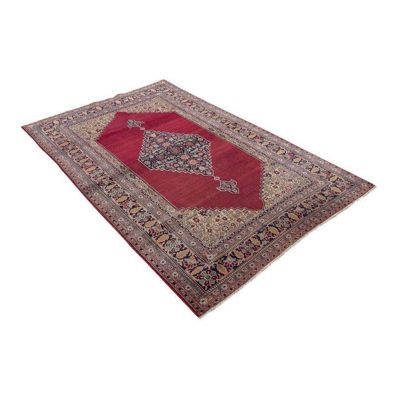 Hand-Knotted Classic Rug, Meshed, Antique Design For Sale