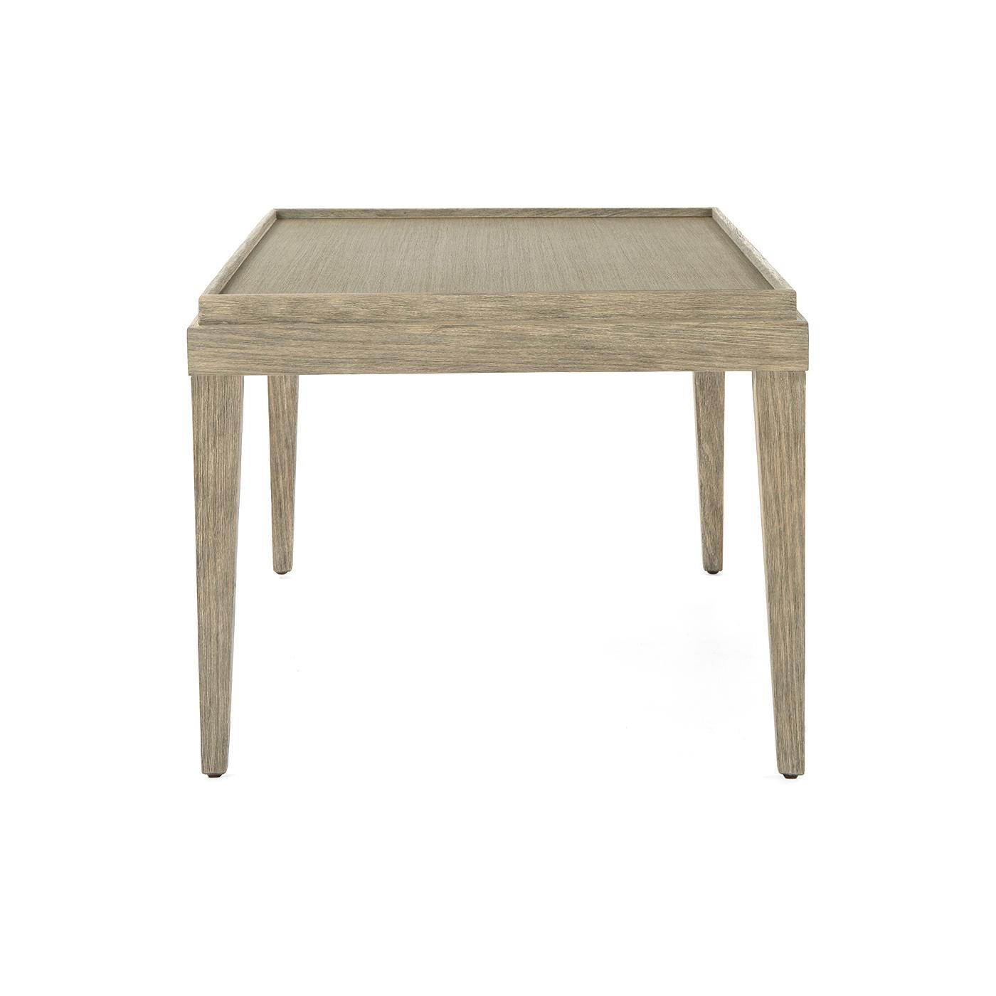 Néoclassique Table basse rustique classique - Grisé en vente