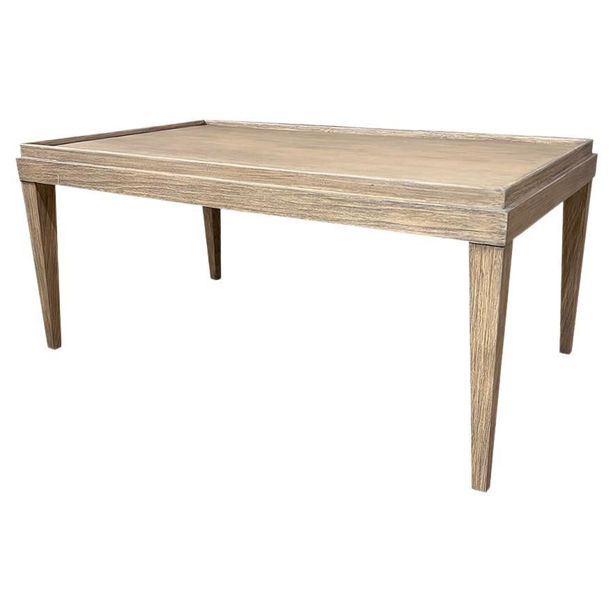 Table basse rustique classique - Grisé en vente