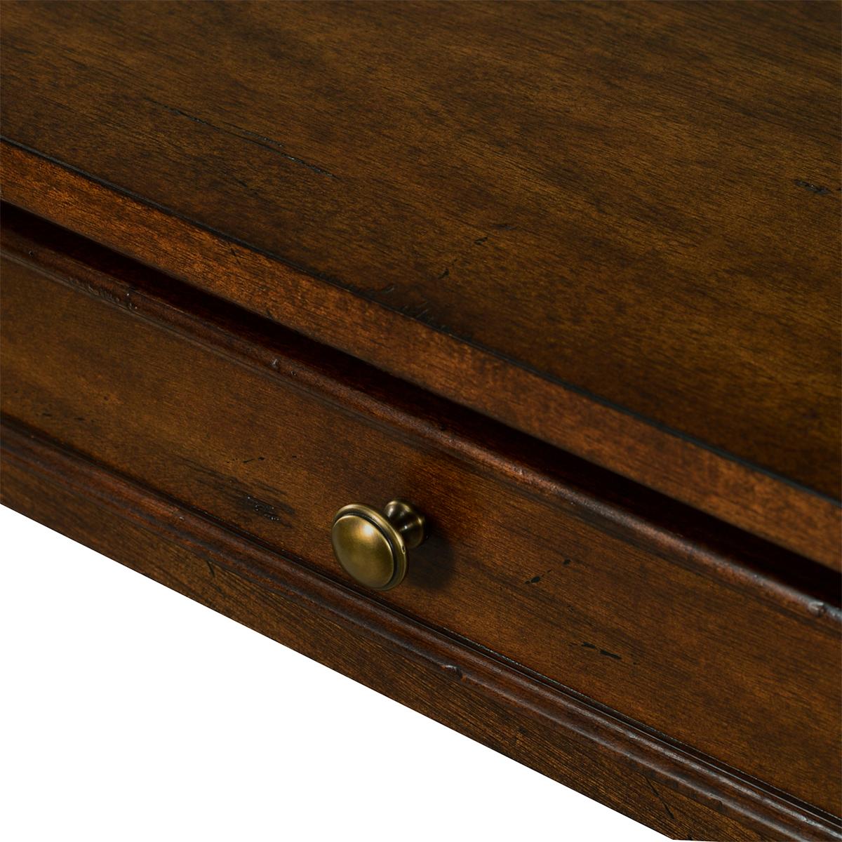 Vietnamese Classic Rustic Console Table - Country Finish For Sale