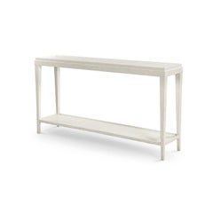 Mesa Consola Clásica Rústica, Blanca