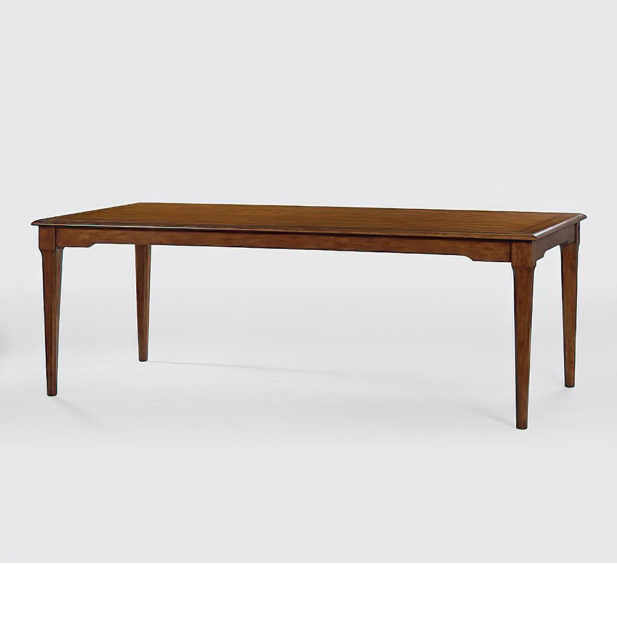Neoclassical Classic Rustic Dining Table For Sale