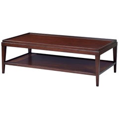 rustic mahogany coffee table Classic Rustic Rectangular Coffee Table, Mahogany Finish