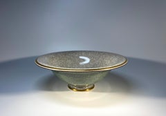 Classic Sage Green, Royal Copenhagen 1955 Crackle Glazed Bowl #2666