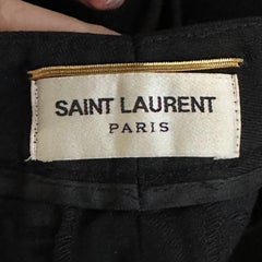 Classic Saint Laurent Paris Single-breasted Grain de Poudre 2-piece suit FR 36