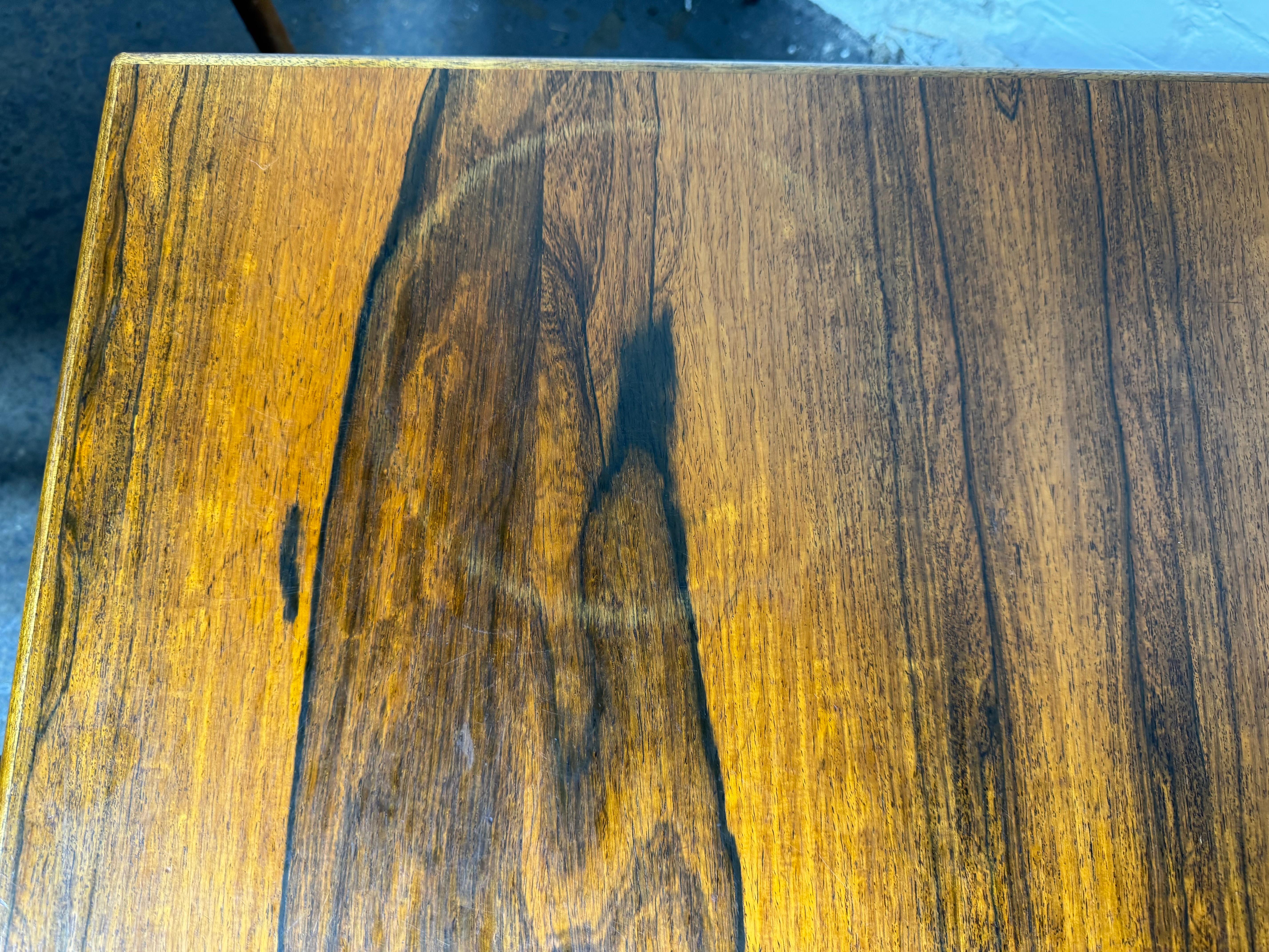 Classic Scandinavian Design , Pair Rosewood & Teak Tables by Grete Jalk / For Sale 2
