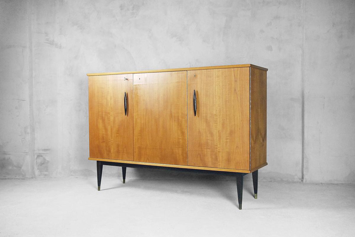 Classic Scandinavian Modern Swedish Teak Cabinet with Drawers, 1950s 2