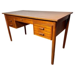 Classic Scandinavian Modernist Teak Desk attr. Goran Strand /Denmark