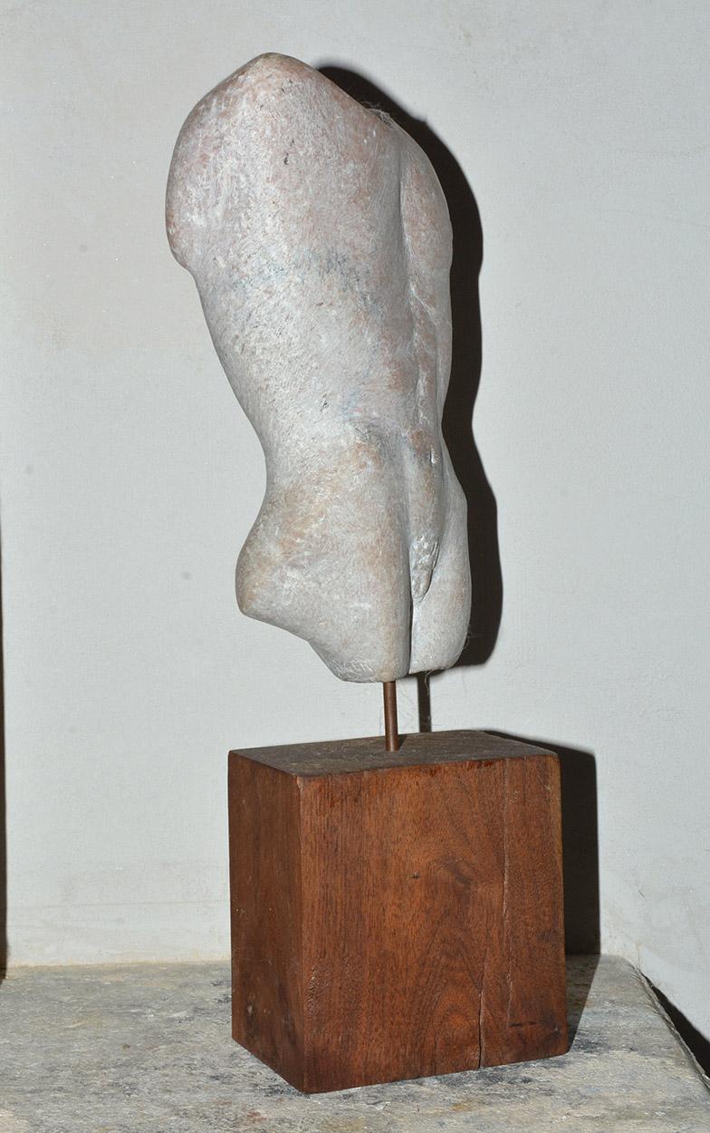 Classical Greek Classic Sculpted Stone of Male Torso