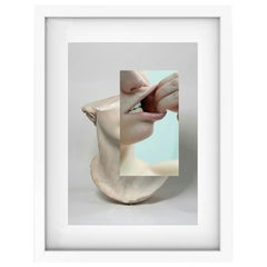 Classic Sculpture Mouth Naro Pinosa, "Untitled" Digital Collage, Spain, 2019