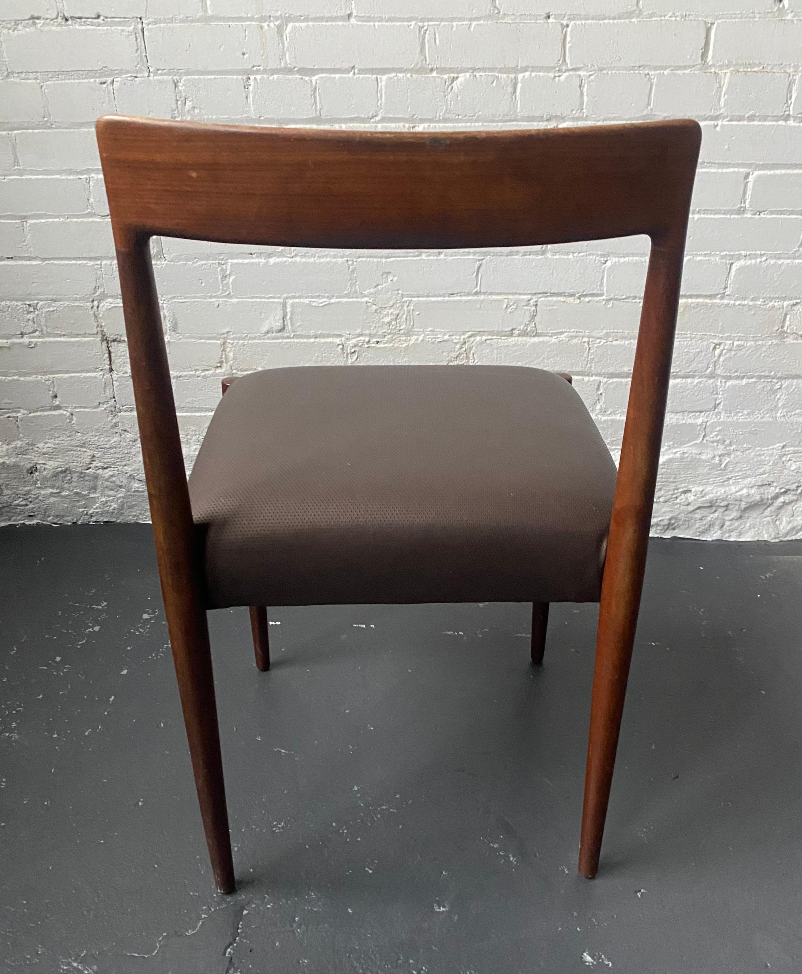 Mid-20th Century Classic Set 6 Scandinavian Rosewood Dining Chairs attrib to Soren Willadsem