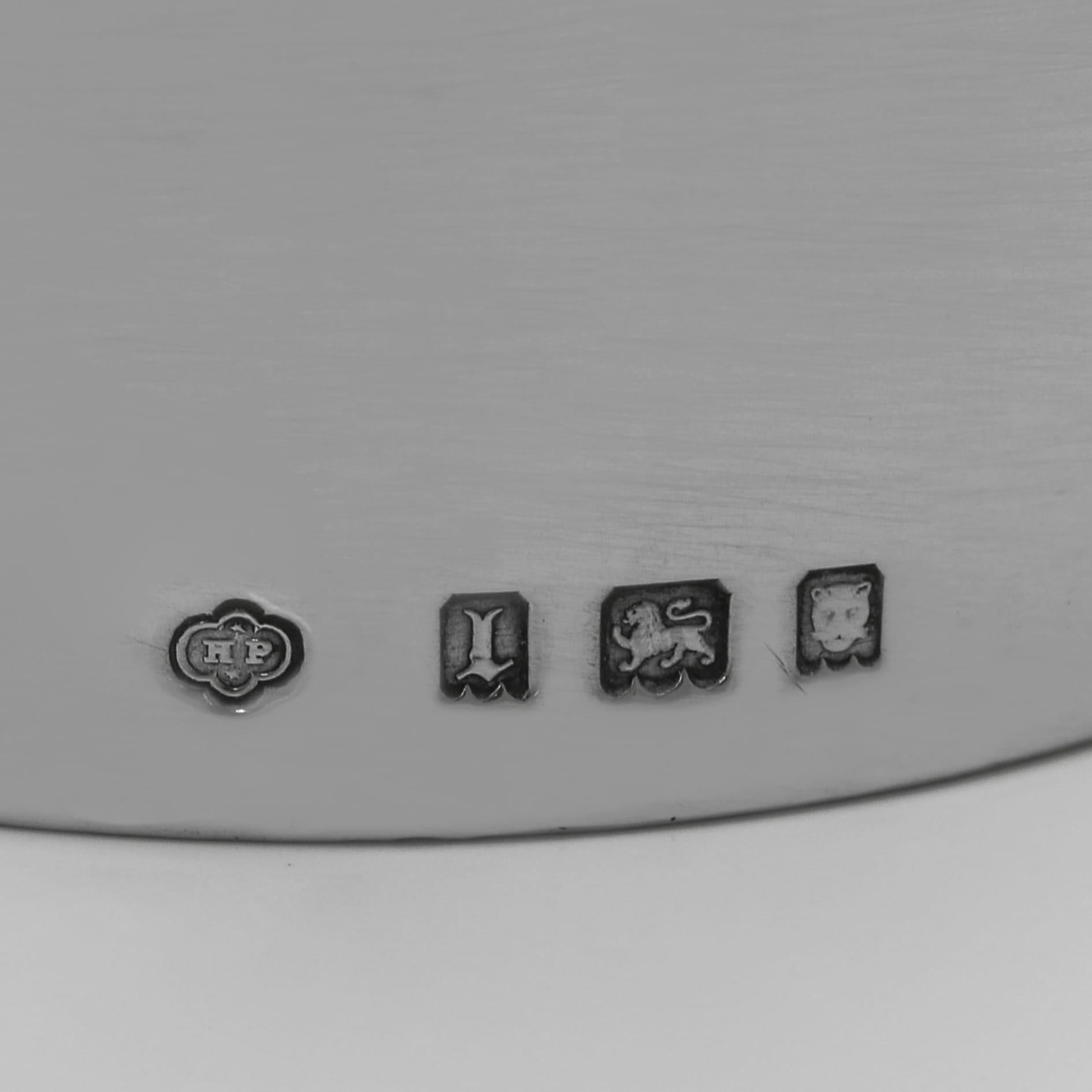 Inizio XX secolo Set classico di 18 portatovaglioli in argento Sterling di H. H. Phillips, 1926 in vendita