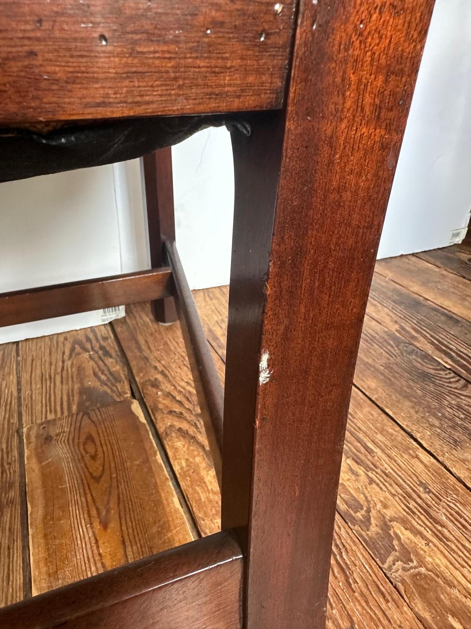Classic Set of 6 Mahogany Chippendale Style Dining Chairs For Sale 6
