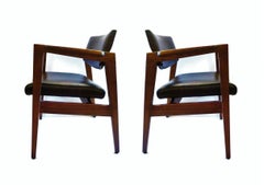 Classic Set of Four Armchairs by W.H. Gunlocke Chair Co.