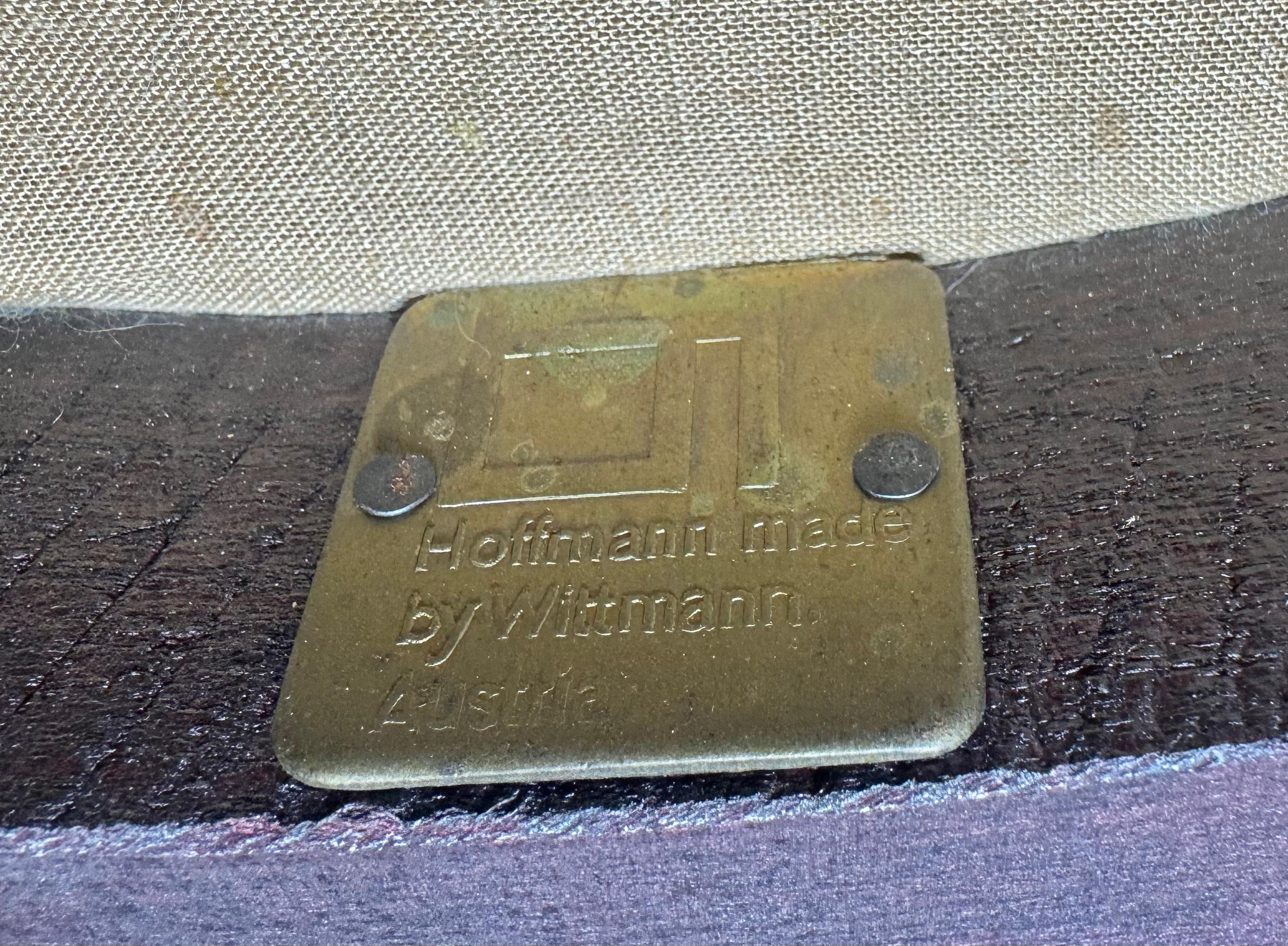 Set classico di quattro sedie Fledermaus di Josef Hoffmann per Wittmann in vendita 5