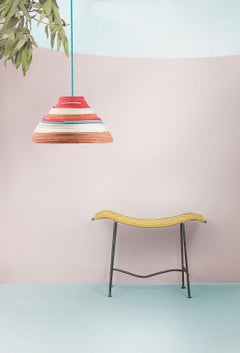 Classic Silhouette Hand-Dyed Pendant 'Bella Lamp'