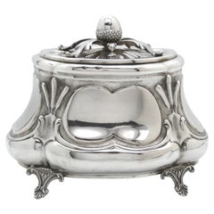 Antique Classic Silver Etrog Container, Poland Second Half 19th Century