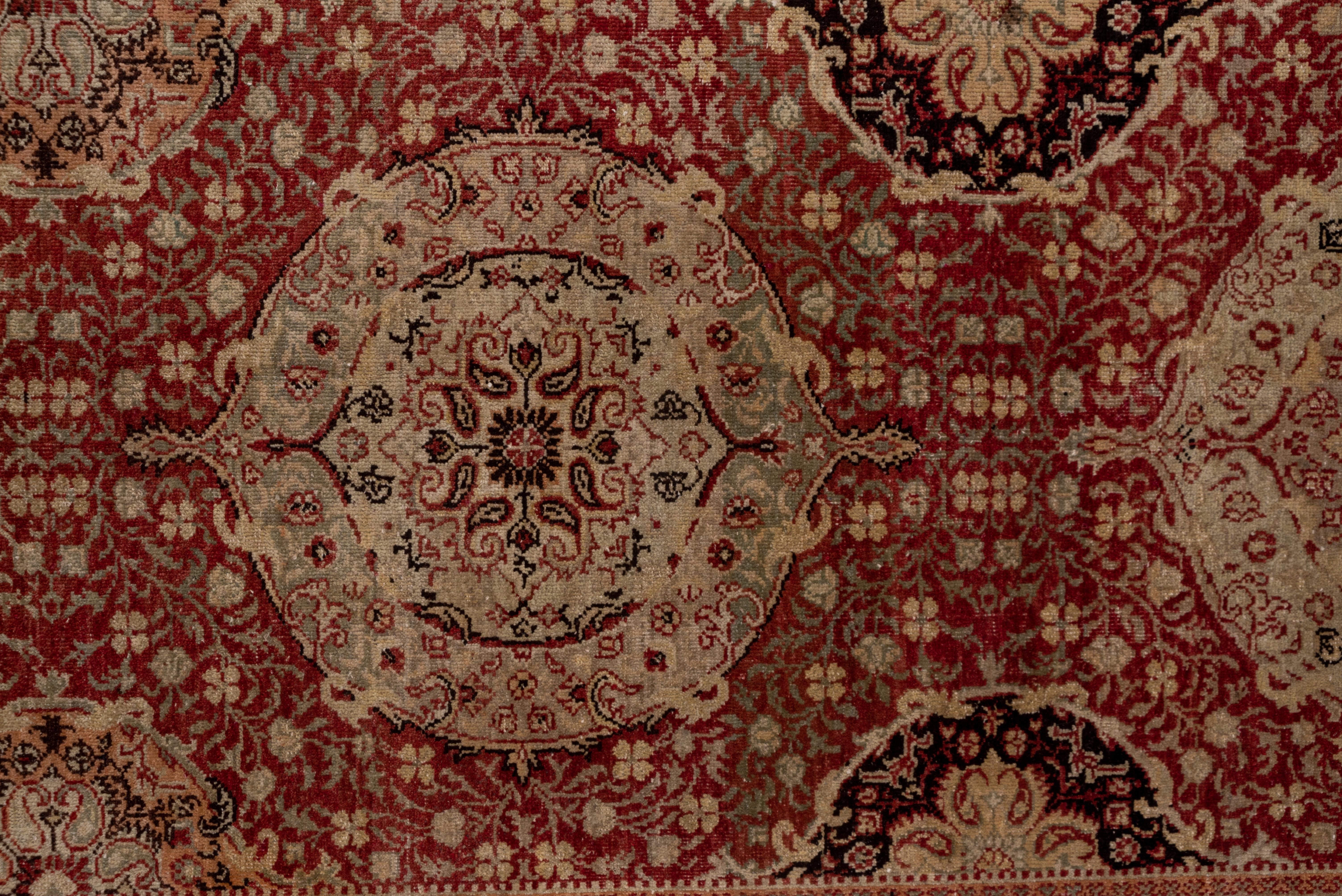 Turkish Classic Sivas Runner, Wide, Red Field, circa 1930s For Sale