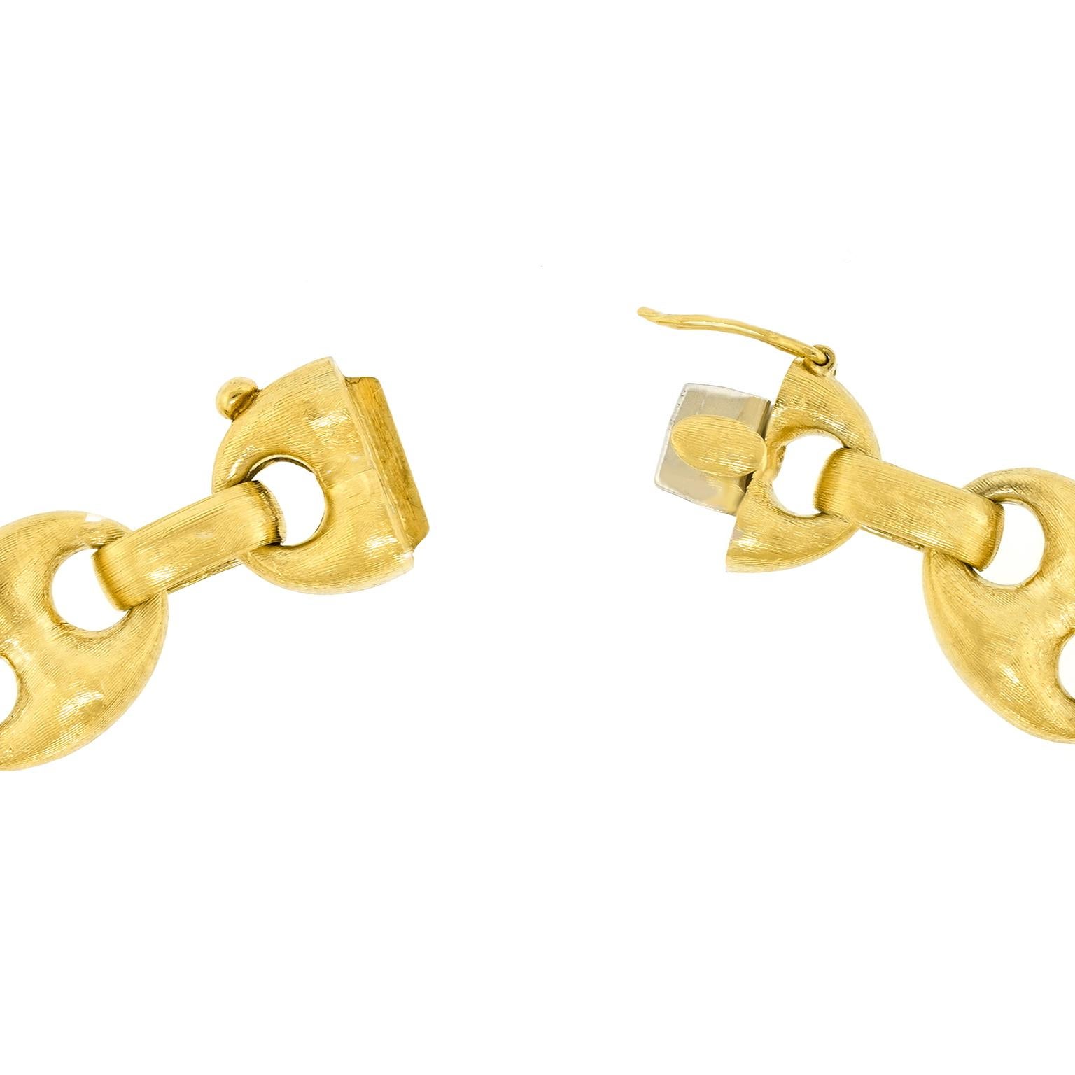 Glamour classique des années 60...Bracelet à maillons en forme d'ancre en vente 3