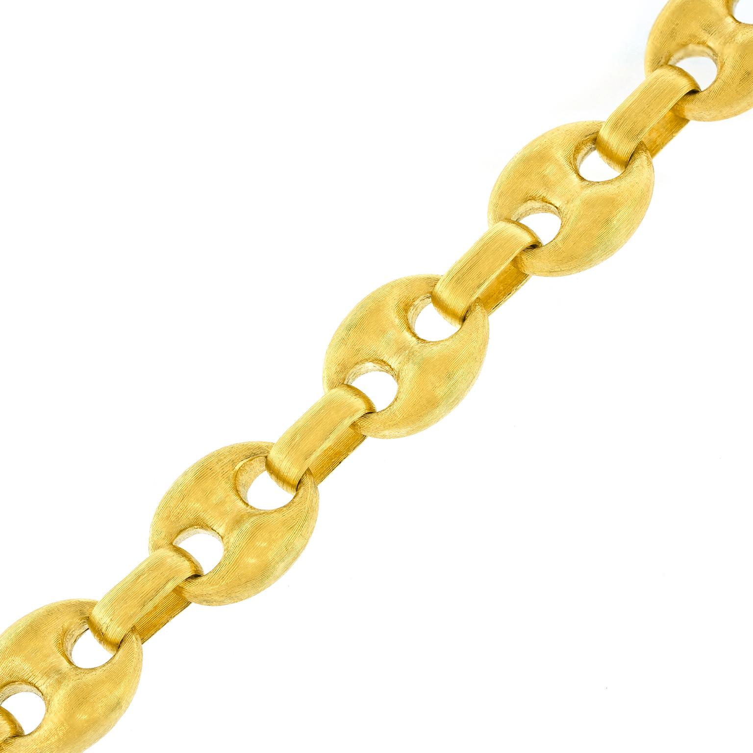 Glamour classique des années 60...Bracelet à maillons en forme d'ancre en vente 5