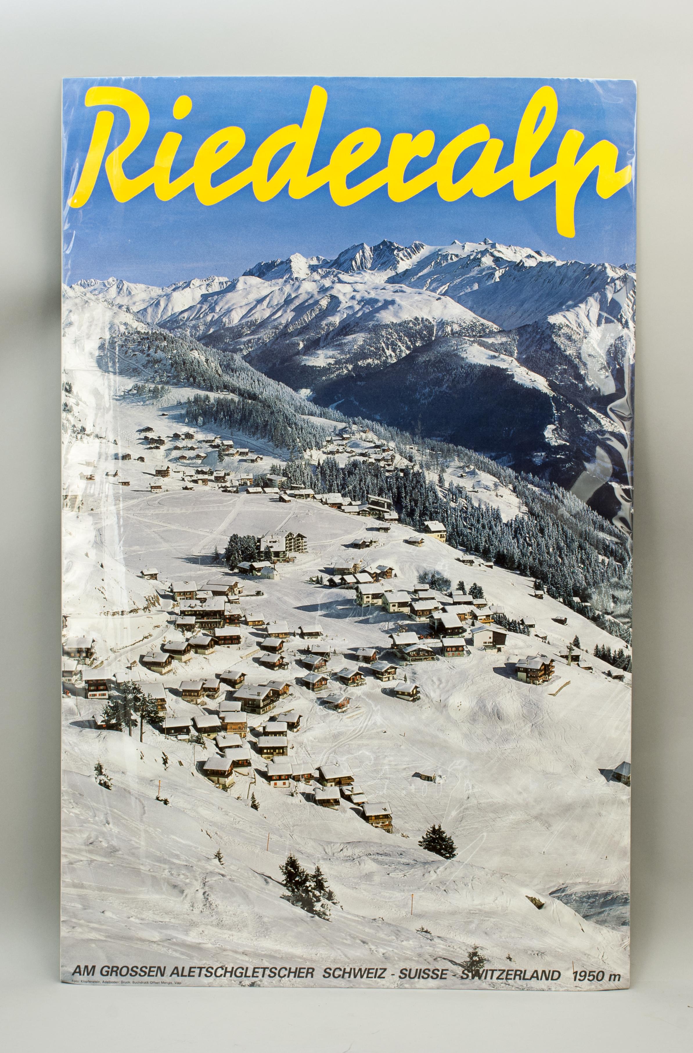 Swiss Classic Ski Poster, 