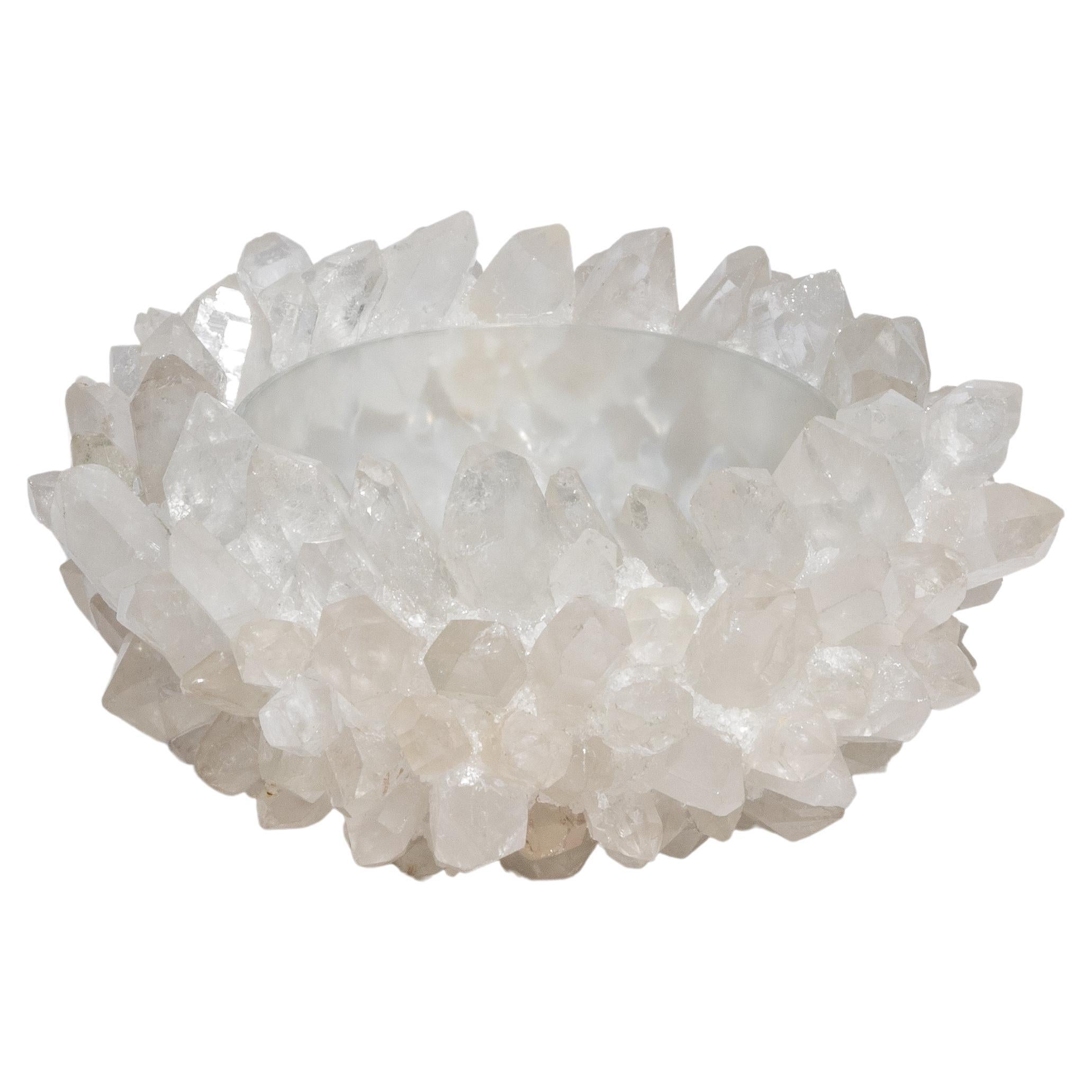 Indulge in the captivating allure of Kathryn McCoy's Rock Crystal Collection, a masterpiece that seamlessly blends nature's raw beauty with exquisite craftsmanship. Available in various sizes and customizable with a selection of different rock