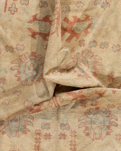 Klassische weiche Farben Türkisch Oushak Stil Handgeknüpft Wolle 13'6 x 16'9