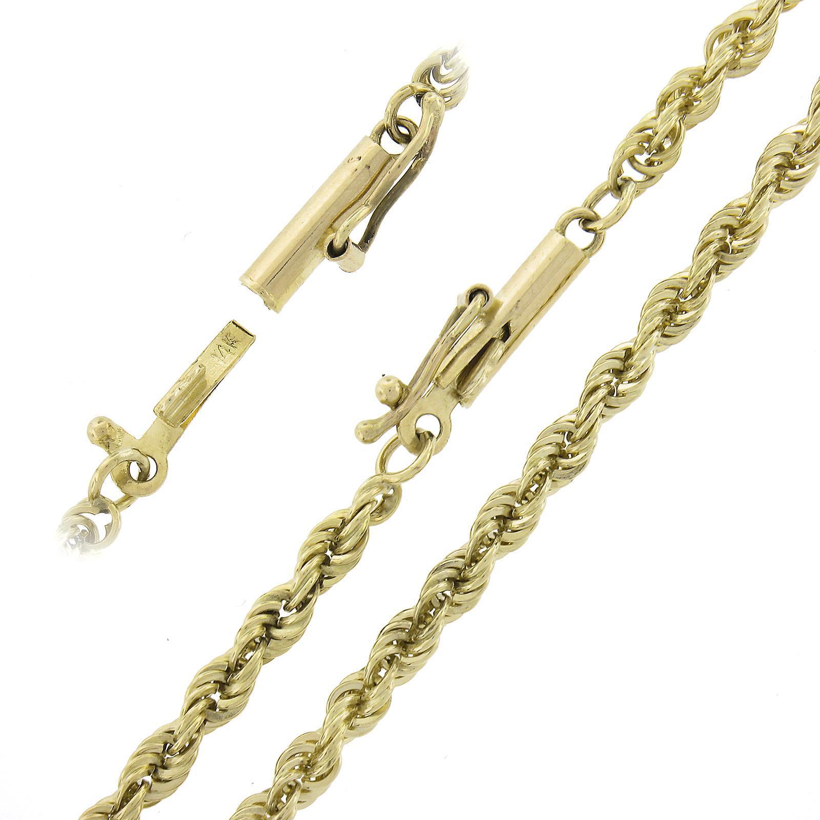 Classic Solid 14k Yellow Gold 18