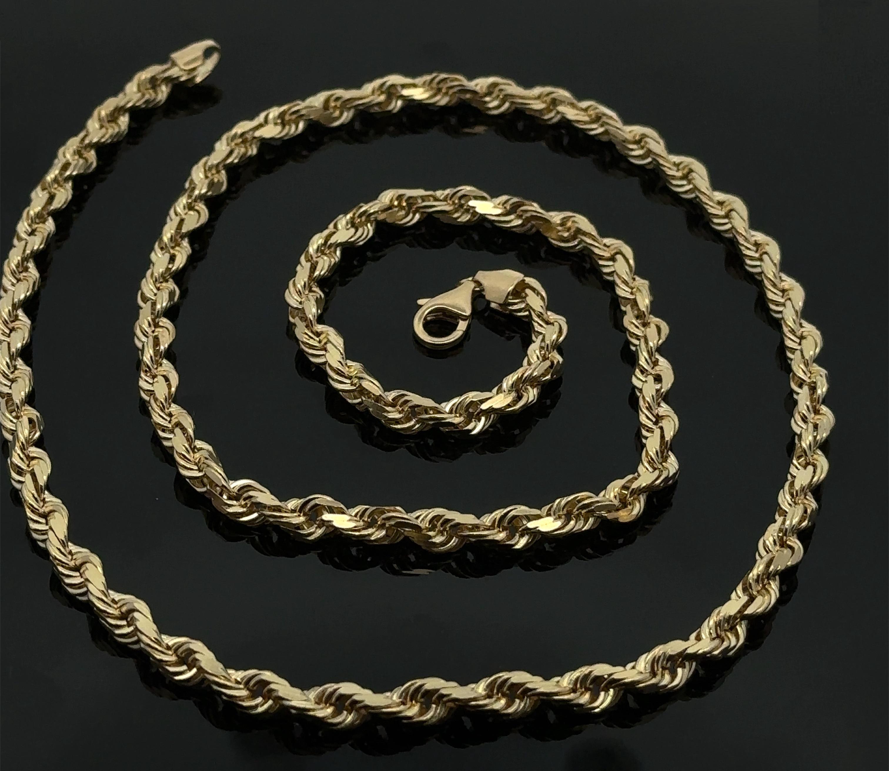 Klassische solide 14k Gelbgold 26